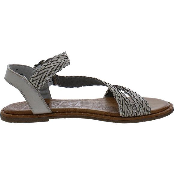 Blowfish Womens Rachel Gray Strappy Flat Casual Ankle Strap Shoes NWT - Picture 2 of 3